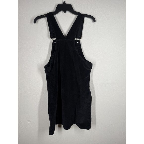 Vtg Y2k Cherry Stix Corduroy Black Overall Dress Womens Sz S Cottagecore Boho - Picture 4 of 7